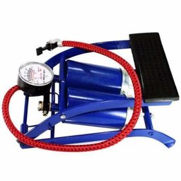 Bomba de AR Com Pedal Brasfort Tanque Duplo - 1 Bomba de AR Com Pedal Brasfort Tanque Duplo - 1