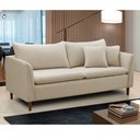 Ver imagem 1 de Sofá Living Kassia 2 Lugares 1,64m Bege Lansofbr