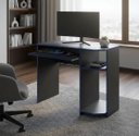 Ver imagem 1 de Escrivaninha Mesa Computador Gamer Xp Preto/azul