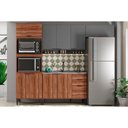 Ver imagem 4 de Armário de Cozinha Modulado Alpha 2501 C/ 3 Portas 120cm Cinza - Carraro