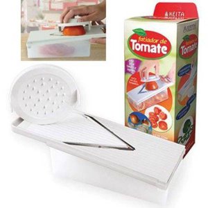 Fatiador para Legumes, Tomate , Frutas com Reservatório