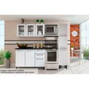 Ver imagem 1 de Cozinha Completa Evidence 4 Peças (1 Armário + 1 Balcão + 1 Paneleiro + 1 Complemento) C4P48 Branco