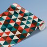 Papel de Parede Triângulos Geométricos 8 Arte Destaque 3,50 Metros - 3