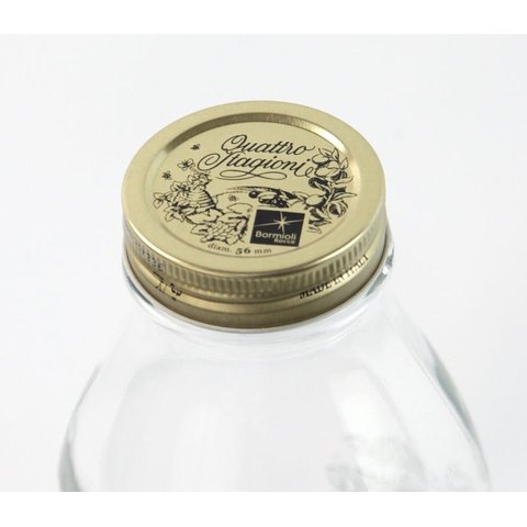 Garrafa De Vidro Italiano Quattro Stagioni Bormioli Rocco 1L