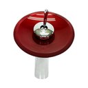 Ver imagem 2 de TORNEIRA MONOCOMANDO DE VIDRO REDONDA ALTA VERMELHO CEREJA