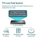 Ver imagem 5 de Switch Gigabit Easy Smart 10/100/1000 C/ 10 Portas (sendo 8 Poe) Tl-sg1210mpe Smb Tp-link Tpn0331
