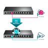 Switch Gigabit Easy Smart 10/100/1000 C/ 10 Portas (sendo 8 Poe) Tl-sg1210mpe Smb Tp-link Tpn0331 - 4
