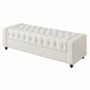 Ver imagem 5 de Puff Baú Calçadeira 140cm Heste Facto Off White - Sallar Home