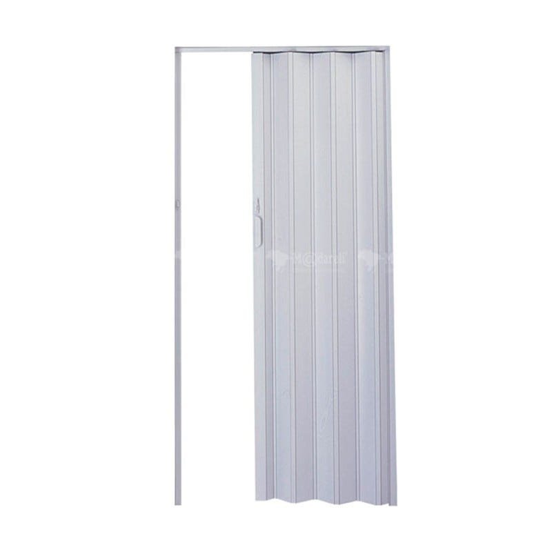Porta Sanfonada PVC 210 x 96 cm - Plasflex - Cinza Claro