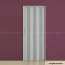 Ver imagem 3 de Porta Sanfonada Pvc 210 X 96 Cm - Plasflex - Cinza Claro