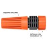 Esguicho Com Engate Rosqueado e Jato Regulável Para Mangueira De 1/2" Polegada | Tramontina | Kit 02 - 3