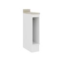 Ver imagem 1 de Nicho Toalheiro Milla Mdf Branco 20cm Carraro