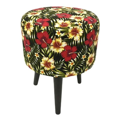 Puff Angel Redondo em Jacquard