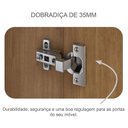Ver imagem 5 de Guarda Roupa Casal Londres com Nicho e Gaveteiro Milão com Chave Cumaru 23 - Novo Horizonte