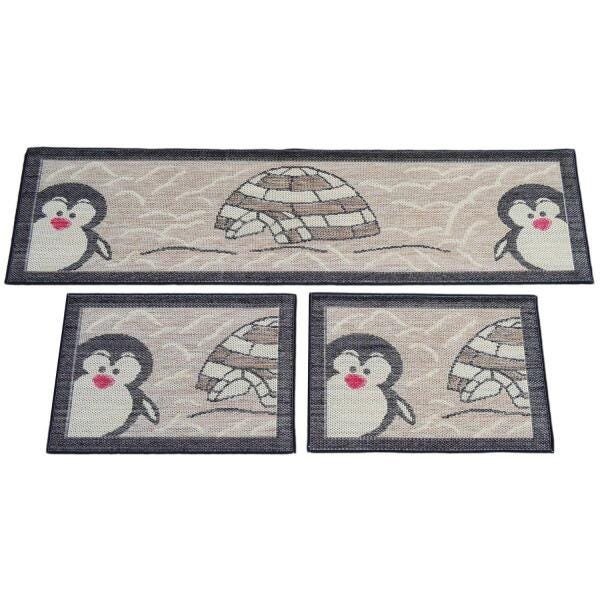 Jogo de Tapetes para Cozinha Sisal Look Rayza - 1