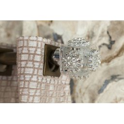 Ponteira Decorativa 02 Peças Varão Simples 28mm Prata  - 1