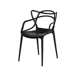 Cadeira de Jantar Cozinha Varanda Área Externa Allegra Master com Inmetro Preto - 1