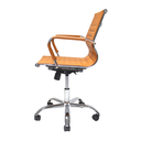 Ver imagem 7 de Cadeira de Escritório Simples Ergonômica Stripes Diretor Secretária com Regulagem Caramelo