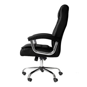 Cadeira de Escritório Presidente Ergonômica Big com 42 Molas Ensacadas Monique Relax Preta