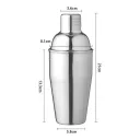 Ver imagem 6 de Kit Bar 5pçs Coqueteleira Profissional Aço Inox 550ml Caipirinha