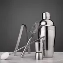 Ver imagem 3 de Kit Bar 5pçs Coqueteleira Profissional Aço Inox 550ml Caipirinha