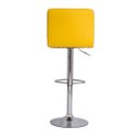 Ver imagem 7 de Banqueta Alta de Cozinha Ilha Bancada Gourmet Restaurante com Encosto Giratória Gomos Amarela