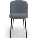 Ver imagem 6 de Kit 6 Cadeiras Sala de Jantar Estofada Gavi L02 Suede Cinza - Lyam Decor