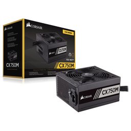 FONTE 80PLUS BRONZE CORSAIR CP-9020061-WW CXM 750W ATX PFC ATIVO BIVOLT SEMI-MODULAR - 1
