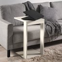 Ver imagem 5 de Mesa Pequena Apoio Lateral ao Sofá Criativo Off White