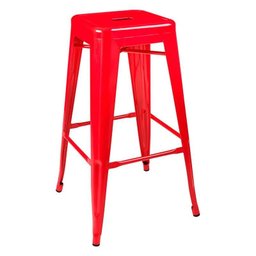 Banqueta Tolix Vermelha - 1