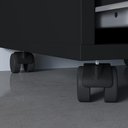 Ver imagem 6 de Gaveiteiro Com Rodízios 4 Gavetas Bari Preto