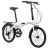 Bicicleta Dobrável Durban Eco+ Aro 20 6V Comfort Branca - 3