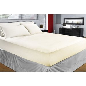 Lençol Avulso Malha - King Size - 100% Algodão - Pérola - Sbx