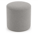 Ver imagem 1 de Puff Decorativo Redondo Boucle Cinza Orgânico 36x34 cm