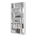 Ver imagem 2 de Estante de Livros 90CMX188CM 5 Prateleiras 12 Nichos Euforia Yescasa Branco