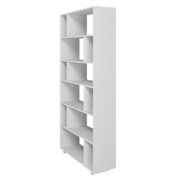 Estante para Livros 5 Prateleiras 12 Nichos em MDP Euforia Yescasa - 6
