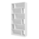 Ver imagem 5 de Estante de Livros 90CMX188CM 5 Prateleiras 12 Nichos Euforia Yescasa Branco