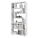 Ver imagem 2 de ESTANTE PARA LIVROS 5 PRATELEIRAS 12 NICHOS EUFORIA YESCASA BRANCO