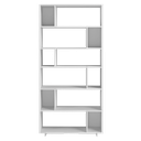 Ver imagem 4 de ESTANTE PARA LIVROS 5 PRATELEIRAS 12 NICHOS EUFORIA YESCASA BRANCO