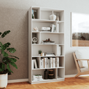 Ver imagem 1 de Estante de Livros 90CMX188CM 5 Prateleiras 12 Nichos Euforia Yescasa Branco