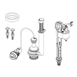Kit Reparo Mecanismo Completo Pneumático Acoplada Censi - 3