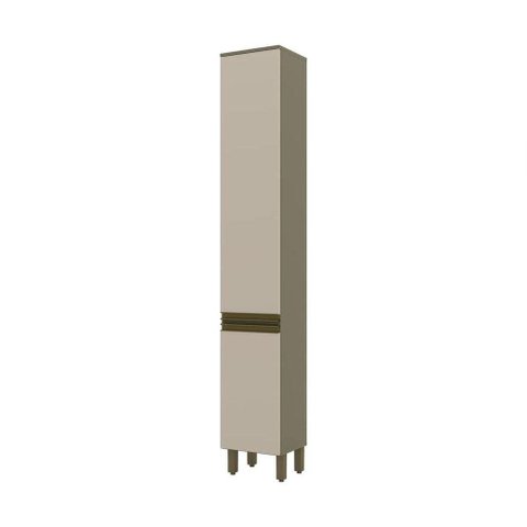Paneleiro 02 Portas 35 Cm Connect Henn Duna Com Cristal