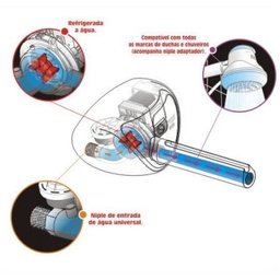 Pressurizador Bomba Jato Forte para Chuveiros e Duchas Fame - 220V - 3