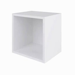 Nicho Mdf Branco Tx Quadrado com Fundo 30a X 30l X 24p Cm Nchbr006 - 1