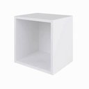 Ver imagem 1 de Nicho Mdf Branco Tx Quadrado com Fundo 30a X 30l X 24p Cm Nchbr006
