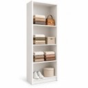 Ver imagem 2 de Armário Closet Modular Prateleiras Estante Livreiro Luna Branco