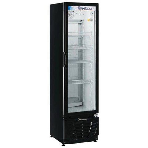 Refrigerador/Expositor Vertical Gelopar Gptu-230PR Frost Free 230 L Preto