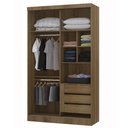 Ver imagem 2 de Modulo De Guarda Roupa Paris 2 Portas De Correr 3 Gavetas