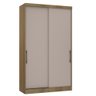 Modulo De Guarda Roupa Paris 2 Portas De Correr 3 Gavetas - 1