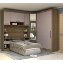 Ver imagem 4 de Modulo De Guarda Roupa Paris 2 Portas De Correr 3 Gavetas